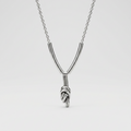 Eros — Collar Love Knot en Plata 925