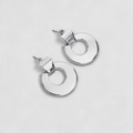 Saturno — Aretes Anillos Planetarios 22mm en Plata 925