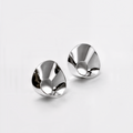 Afrodita — Aretes Pétalo Concha en Plata 925