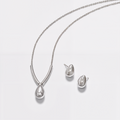 Náyade — Set Collar y Aretes en Plata 925