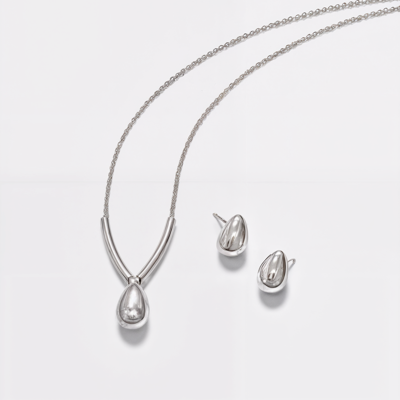 Náyade — Set Collar y Aretes en Plata 925