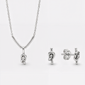 Penélope — Set Nudo en Barra en Plata 925