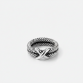 Aracne — Anillo Cable Trenzado en Plata 925