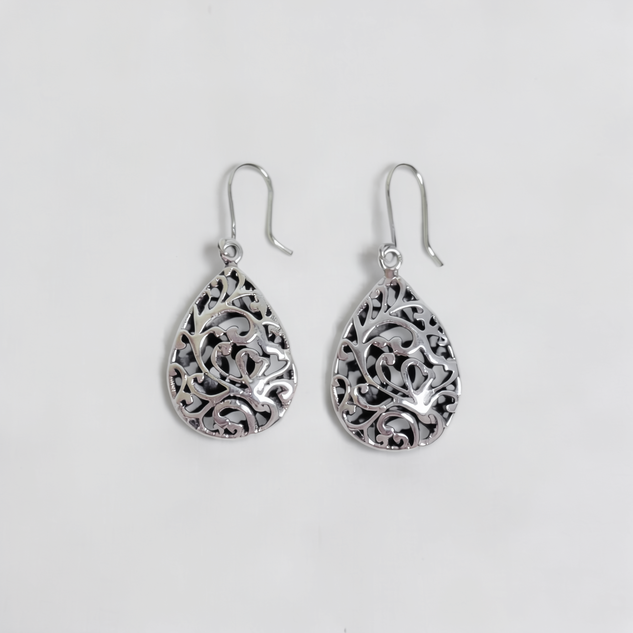 Ariadna — Aretes Filigrana Voluta en Plata 925