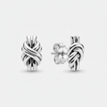 Eros — Aretes Love Knot en Plata 925