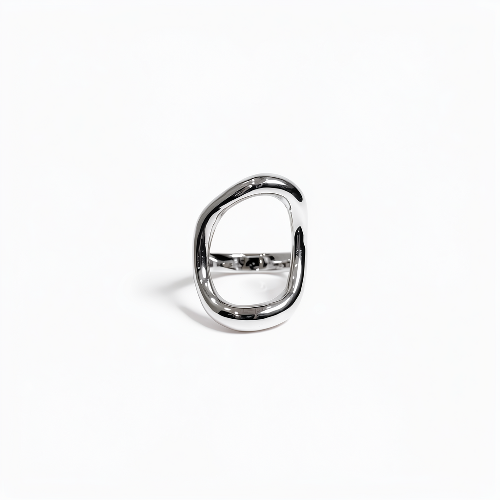 Gaia — Anillo Órbita Abierta en Plata 925