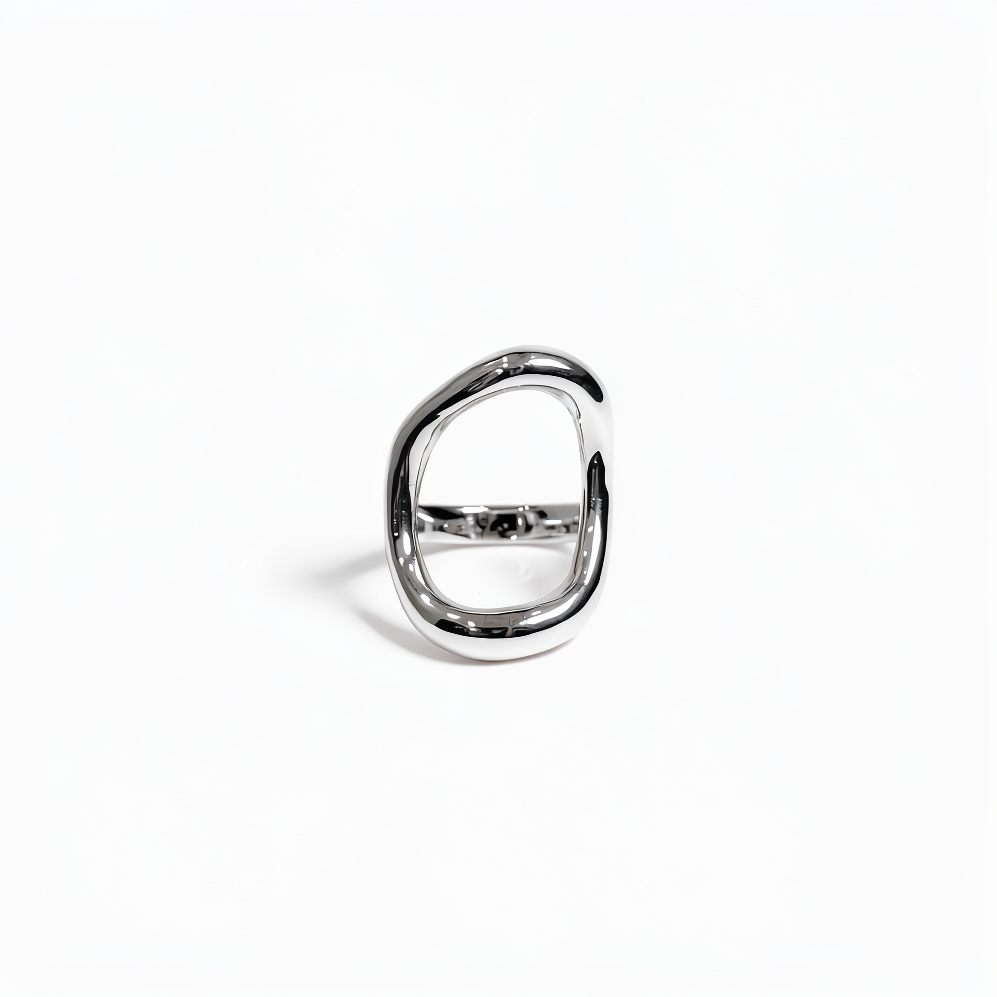 Gaia — Anillo Órbita Abierta en Plata 925