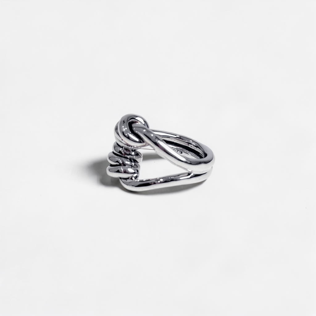 Harmonía — Anillo Hilo Enroscado en Plata 925