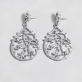 Hespérides — Aretes Árbol Filigrana en Plata 925