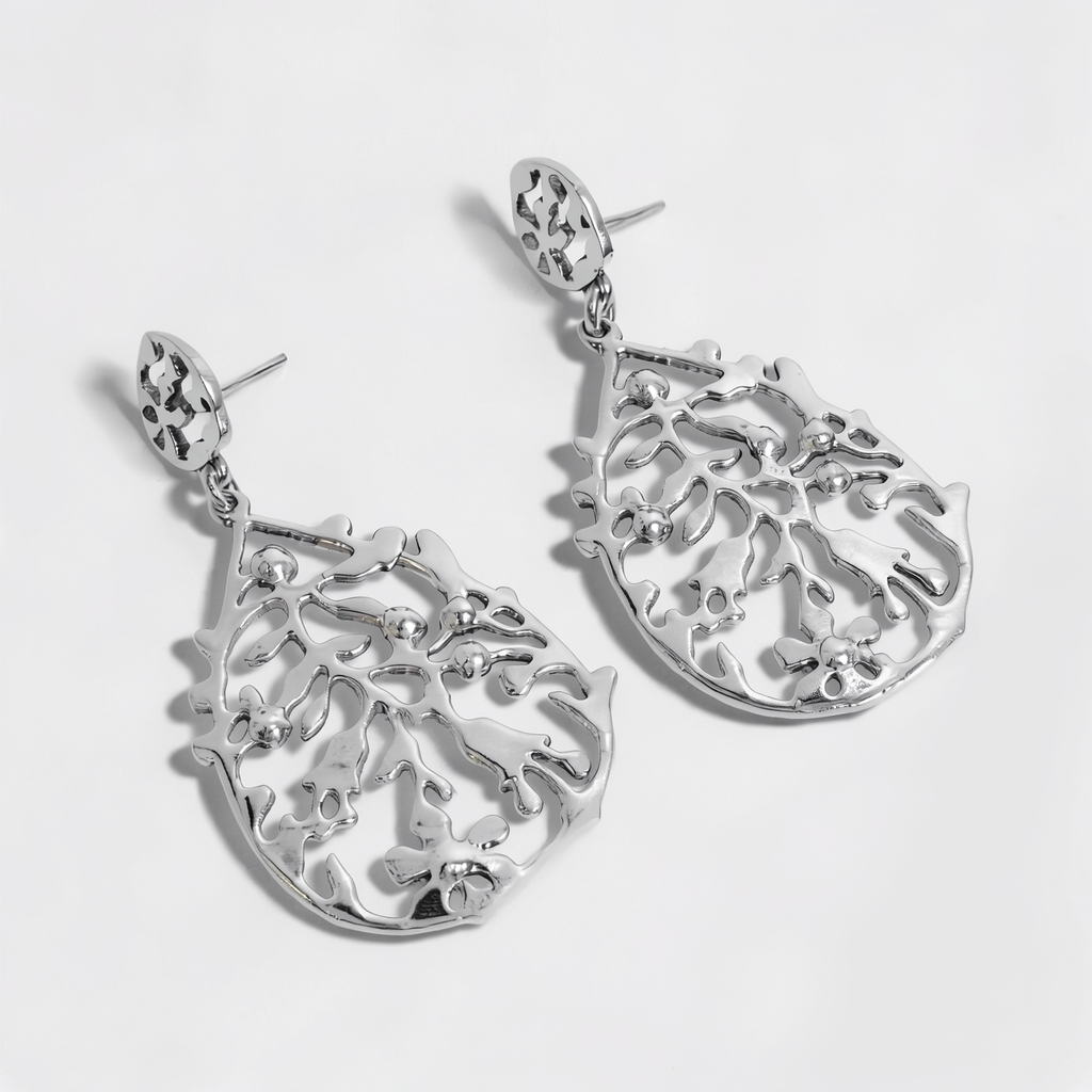 Hespérides — Aretes Árbol Filigrana en Plata 925