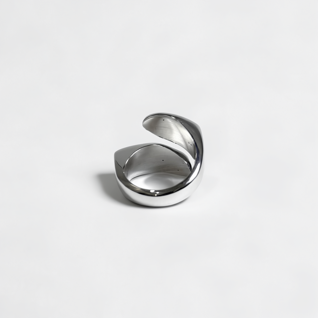 Fébe — Anillo Doble Luna en Plata 925