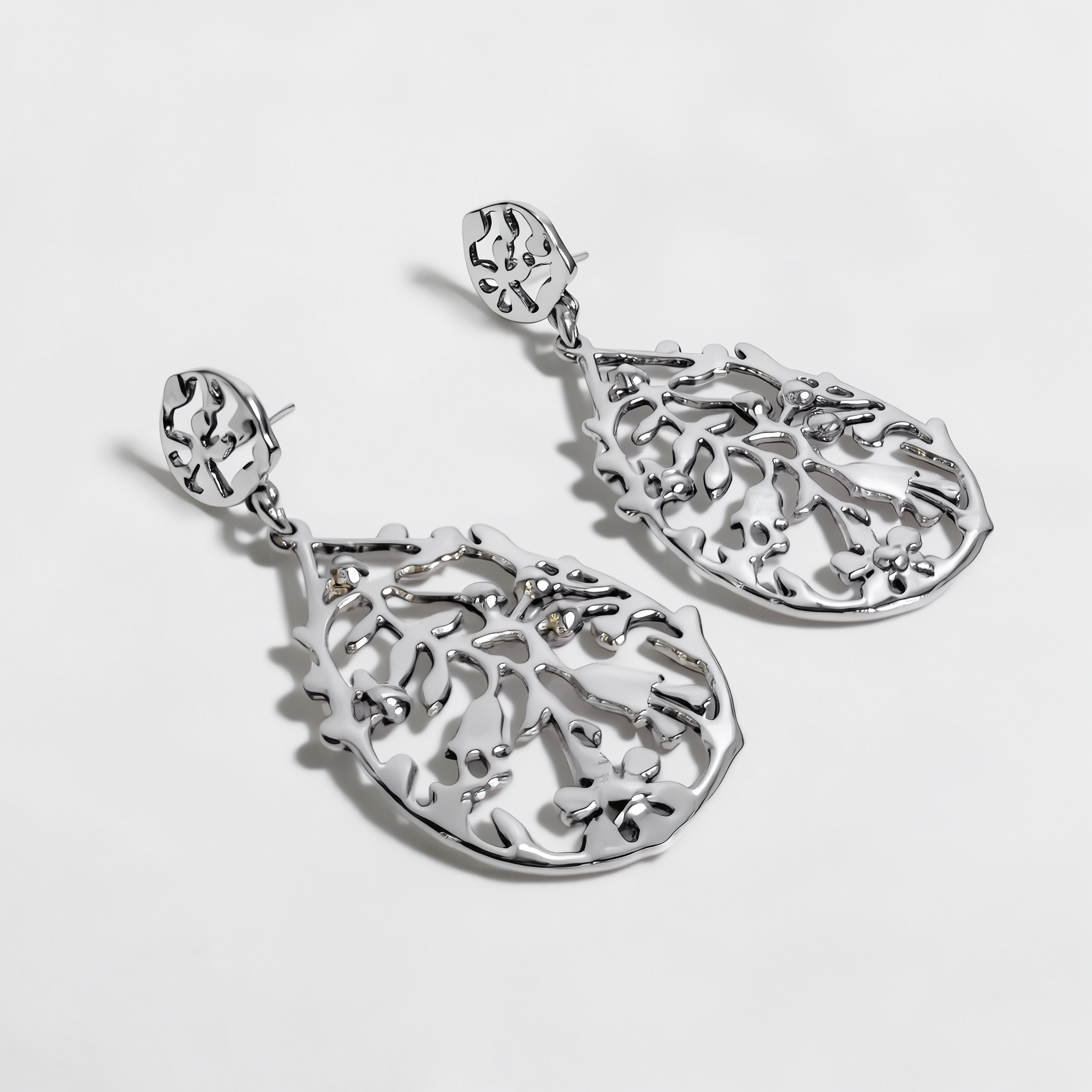 Hespérides — Aretes Árbol Filigrana en Plata 925