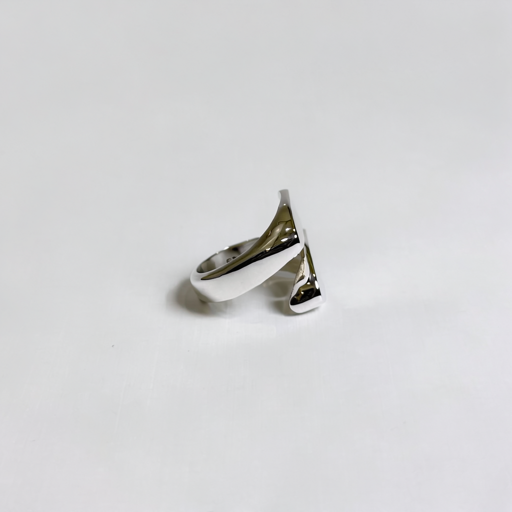 Fébe — Anillo Doble Luna en Plata 925