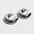 Selene — Arracadas Luna Creciente en Plata 925
