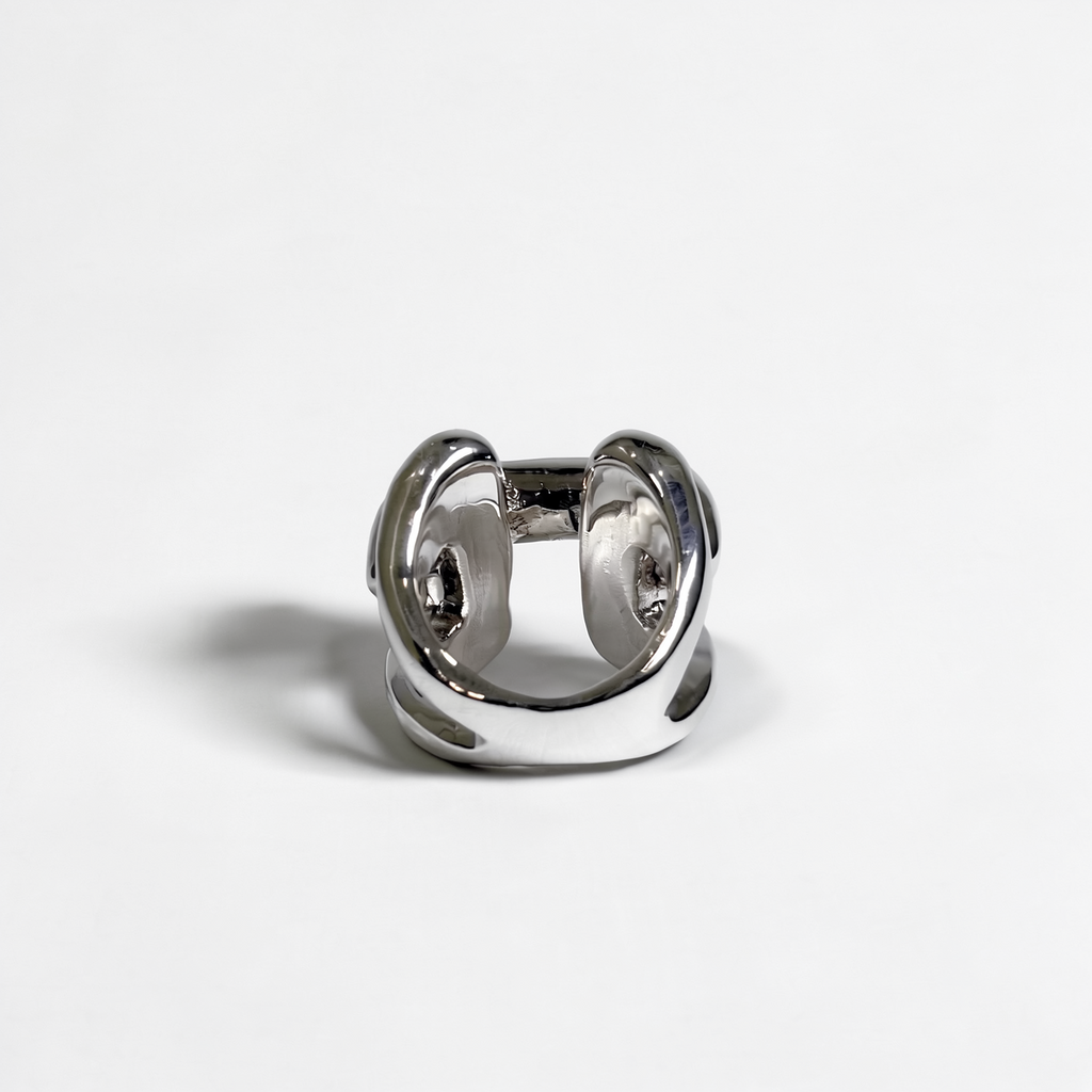 Temis — Anillo Doble Corona en Plata 925