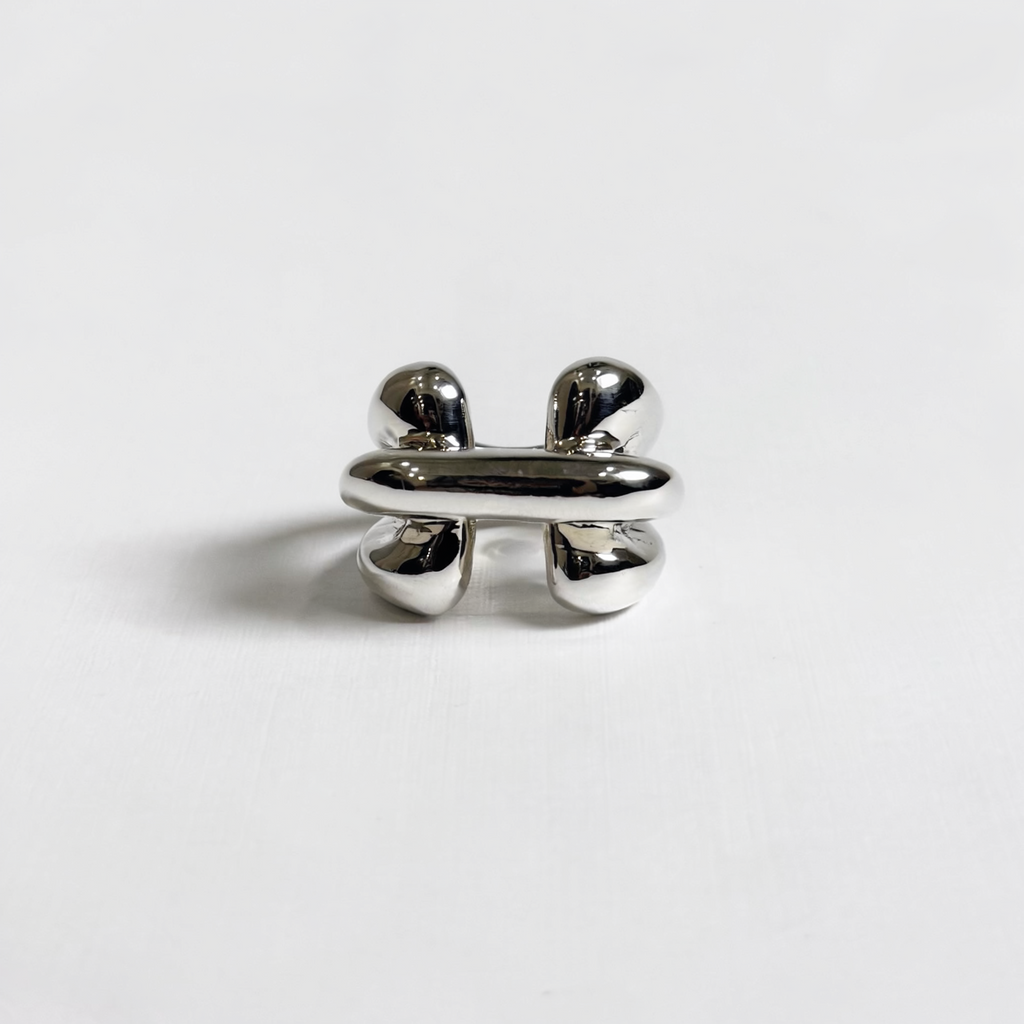 Temis — Anillo Doble Corona en Plata 925