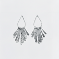 Helíades — Aretes Flecos Martillados en Plata 925