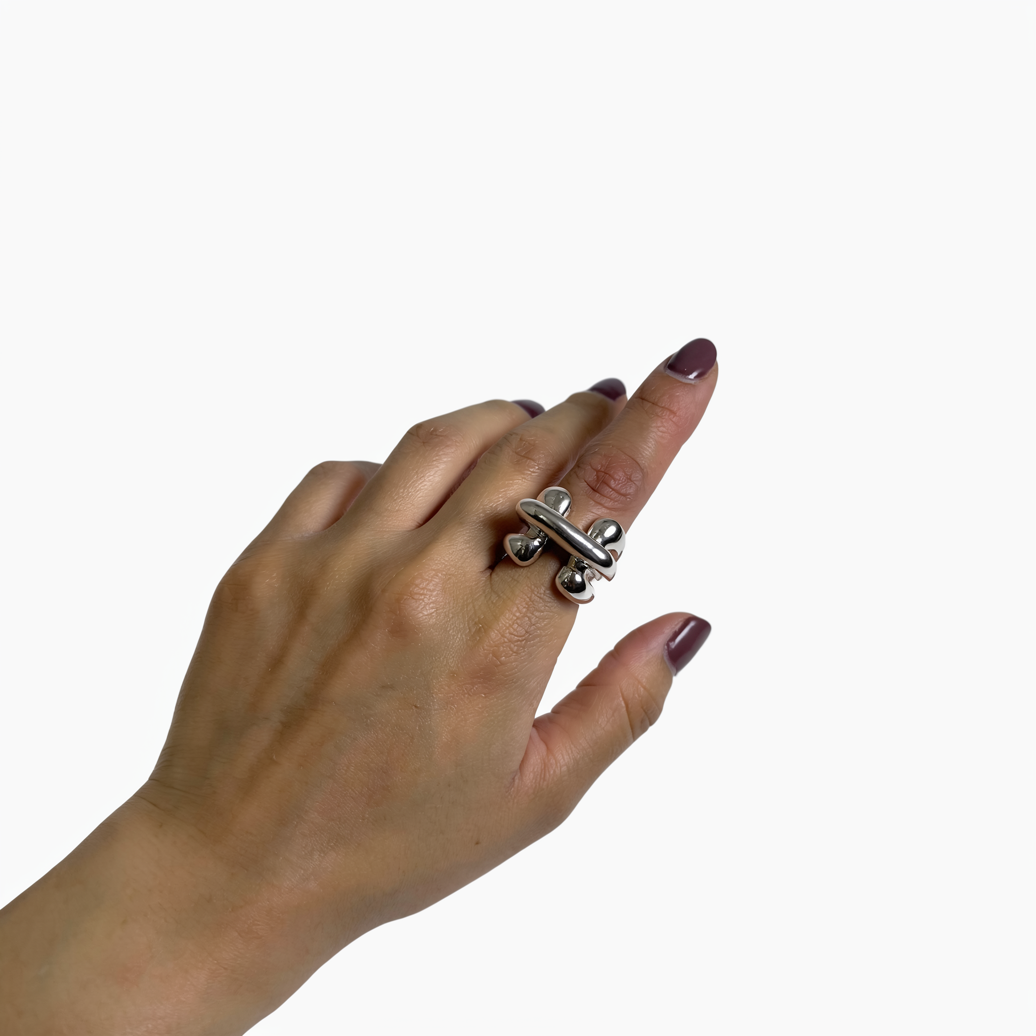 Temis — Anillo Doble Corona en Plata 925