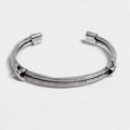 Aracne — Pulsera Cable Trenzado en Plata 925