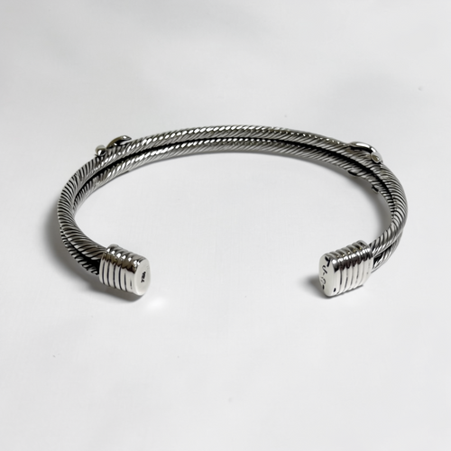 Aracne — Pulsera Cable Trenzado en Plata 925
