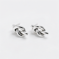 Hera — Aretes con Nudo en Plata 925