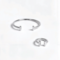 Jano — Set Brazalete y Anillo Minimalista en Plata 925