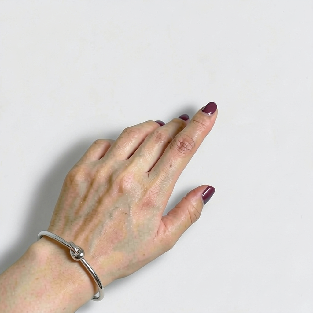 Nodus Herculis — Pulsera Nudo en Plata 925