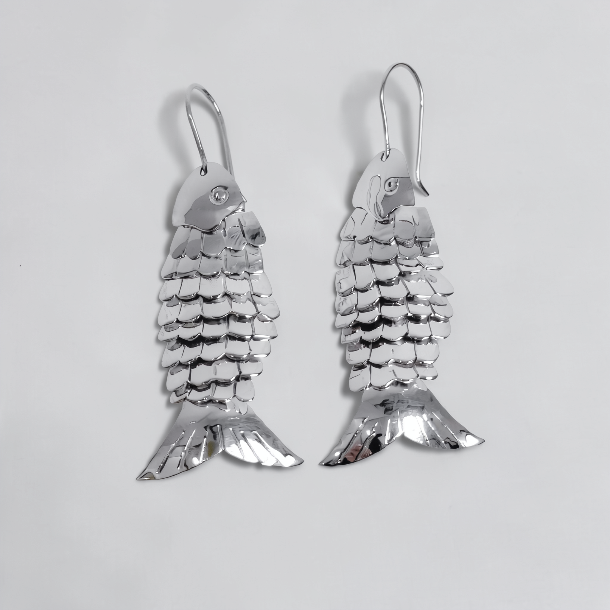 Glauco — Aretes de Pez en Plata 925