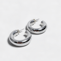 Océano — Arracadas Lisas en Plata 925