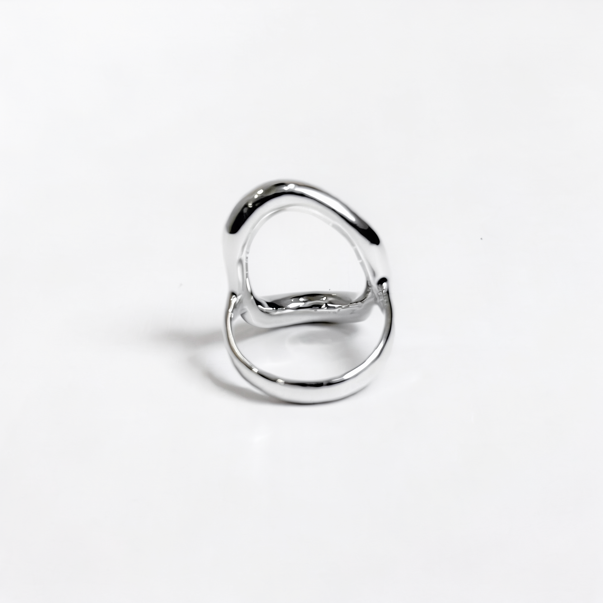 Gaia — Anillo Órbita Abierta en Plata 925