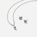 Eros — Aretes Love Knot en Plata 925 — referencia foto P33