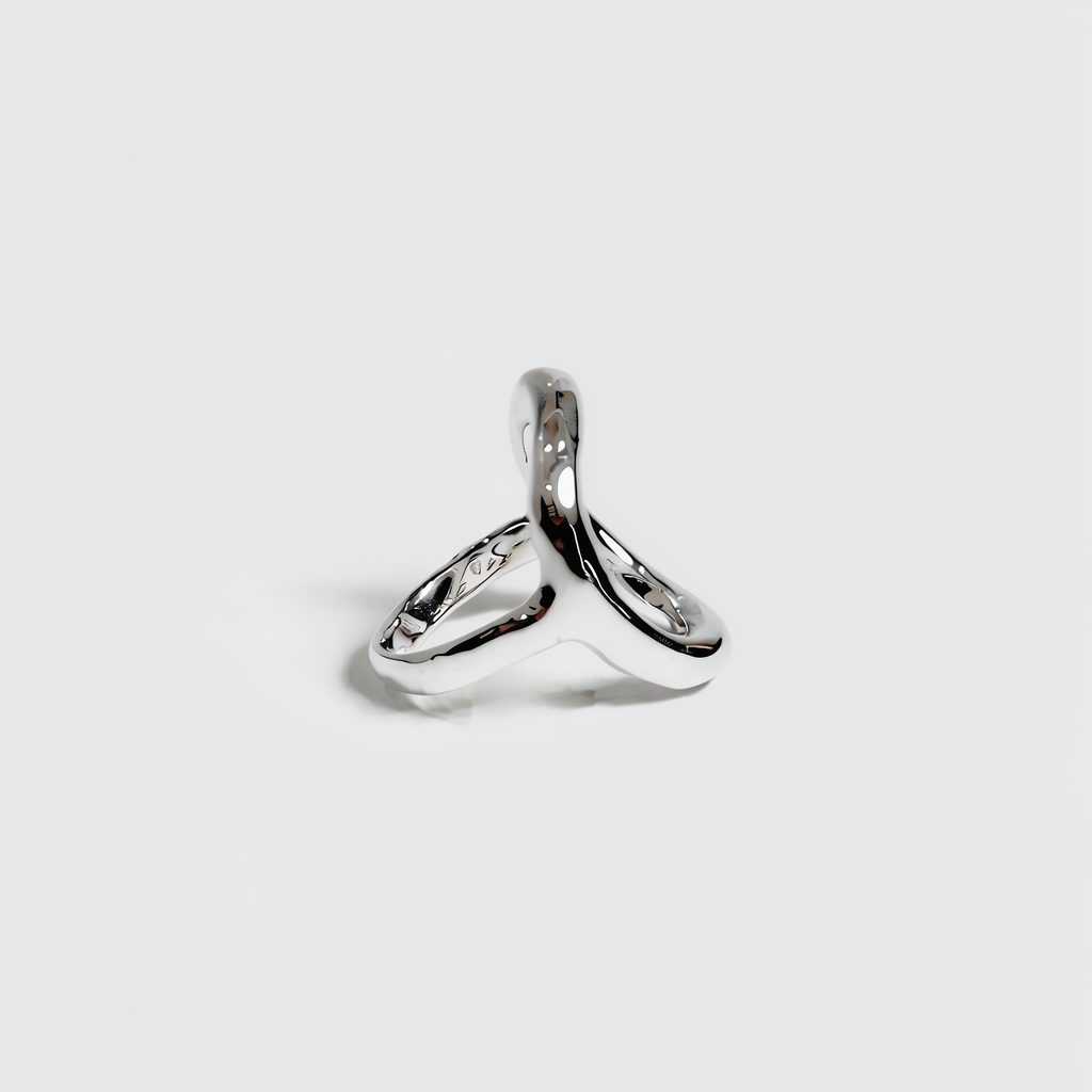 Gaia — Anillo Órbita Abierta en Plata 925